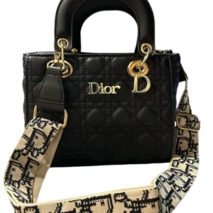 DIOR ΤΣΑΝΤΑΚΙ ΜΑΥΡΟ GOLD