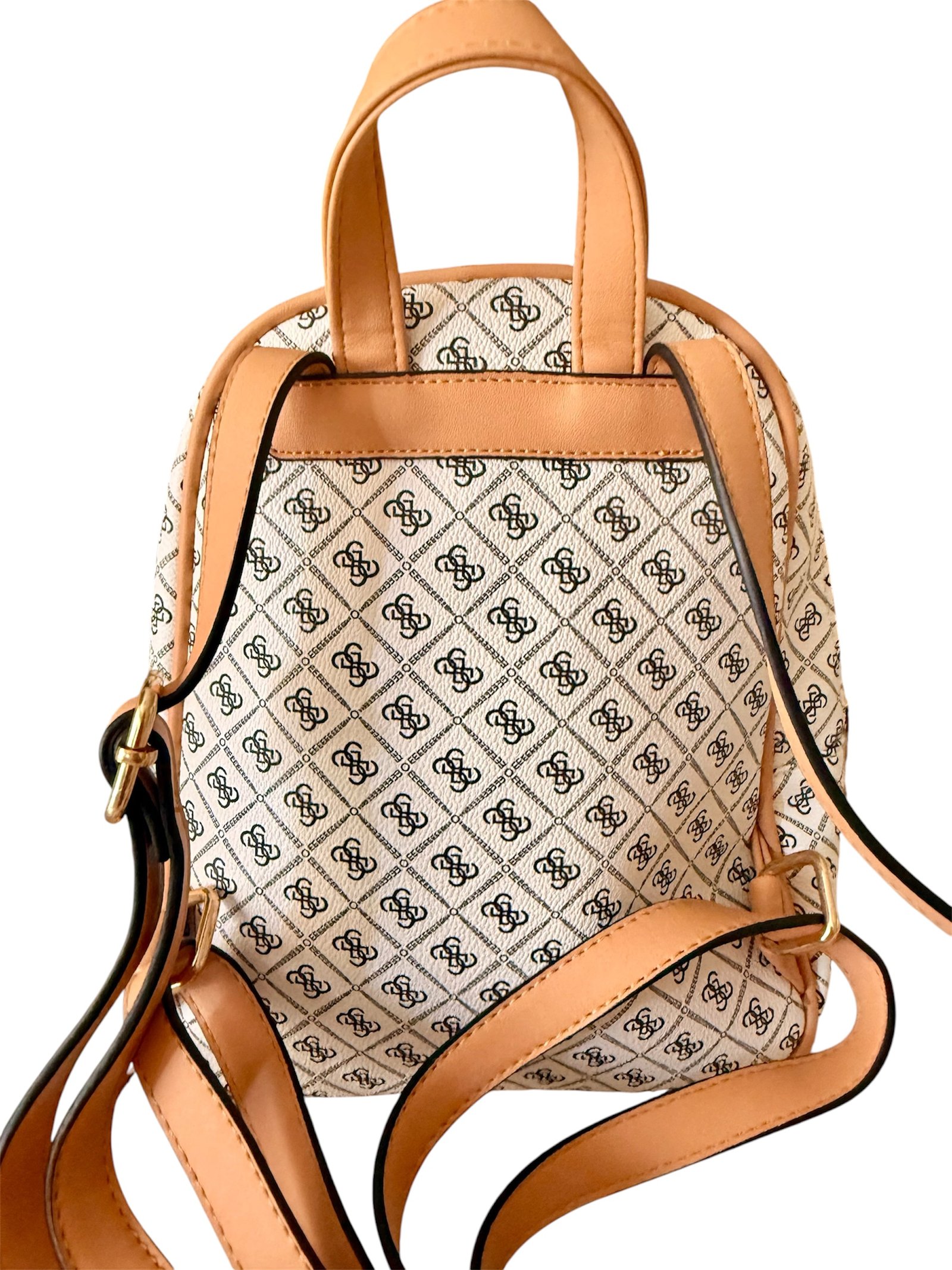 GUESS Vikky Γυναικείο Σακίδιο Πλάτης – Μπεζ / Camel - Image 2
