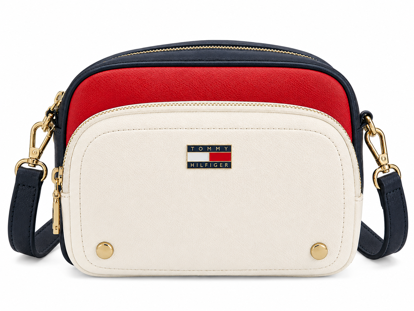 Tommy Hilfiger Γυναικεία Τσάντα Χιαστί (Crossbody) – Τρίχρωμη