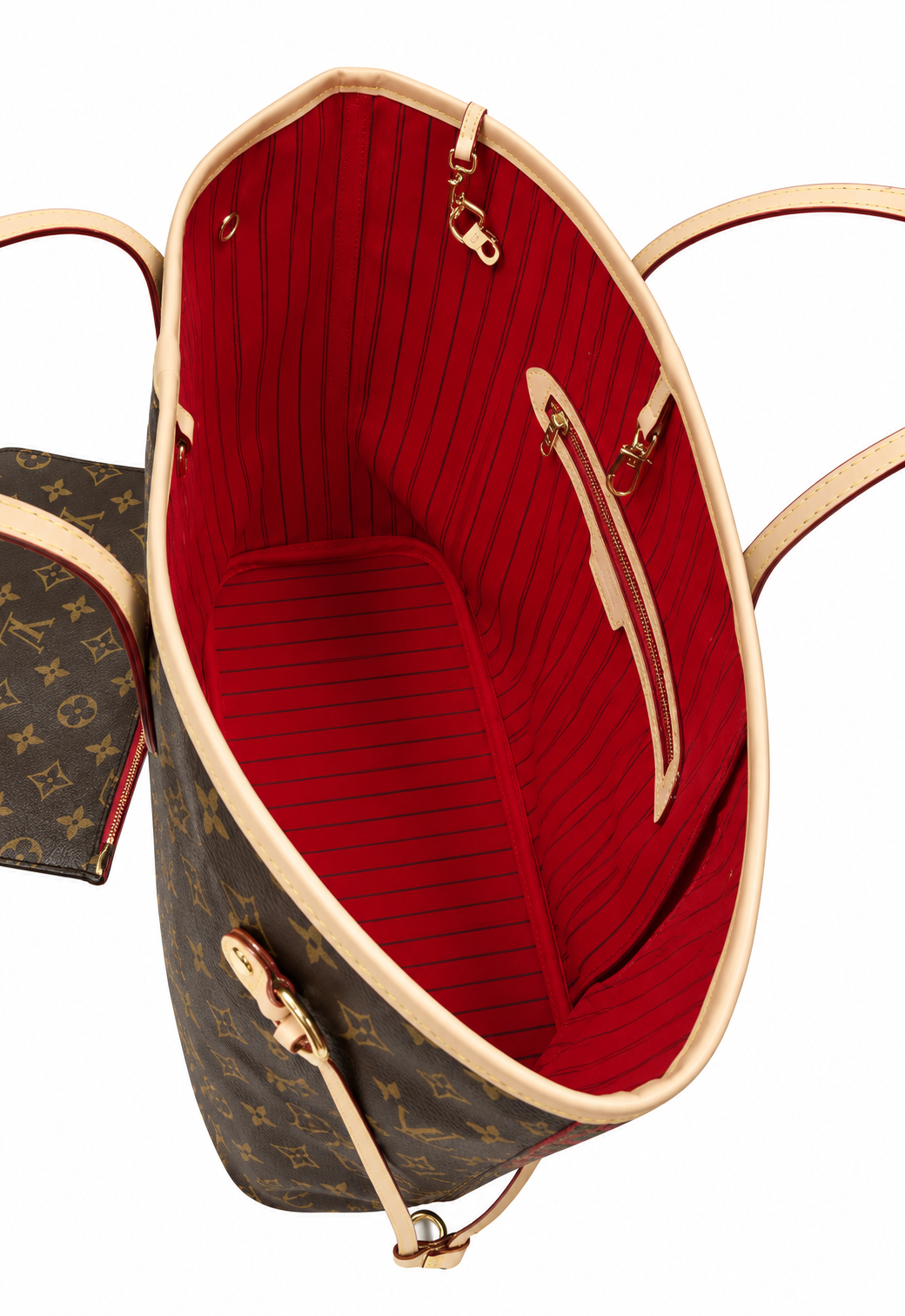 Louis Vuitton Neverfull Tote Bag - Image 3